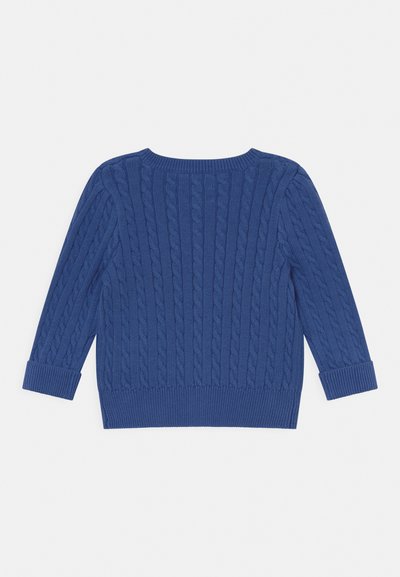 Polo Ralph Lauren MINI CABLE COTTON CARDIGAN - Casaco de malha - liberty blue