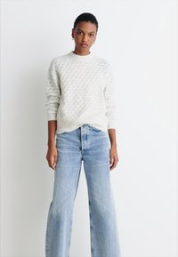 Samsøe Samsøe ANOUR  - Strickpullover - white mel