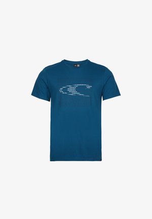 ABSTRACT WAVE - T-shirt print - moroccan blue