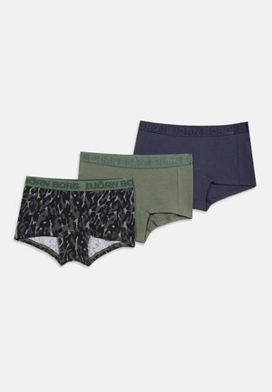 3 PACK - Παντελόνι - black/khaki/dark blue