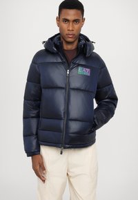 EA7 Emporio Armani GIUBBOTTO - Casaco de inverno - blue