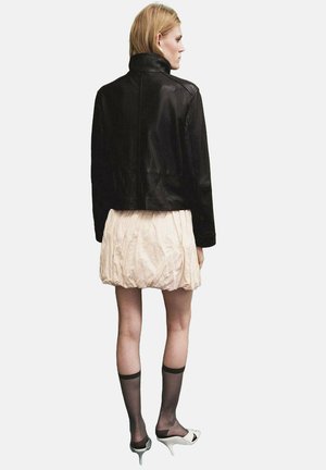 Leather jacket - brown