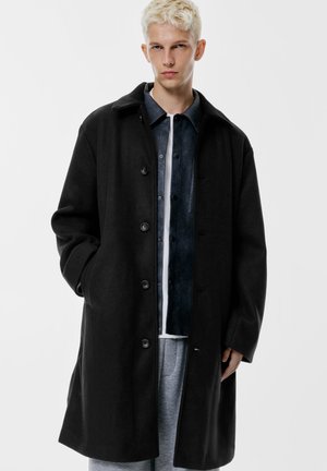 PULL&BEAR Manteau classique - black