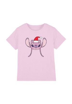 DISNEY SANTA HAT - Print T-shirt - pink