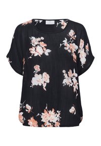 Non sélectionné, black peach flower print