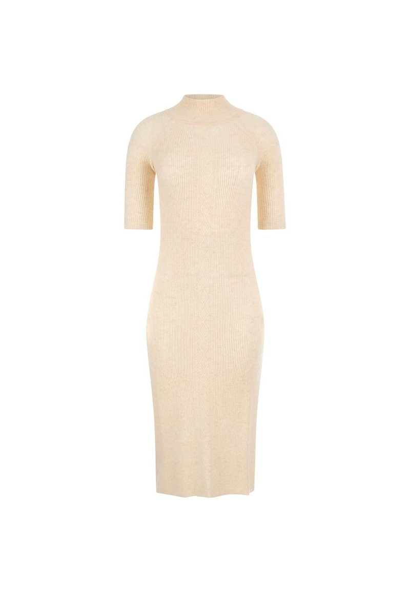 Guess Gebreide jurk beige