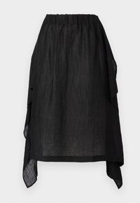 UNCUT SKIRT - Trapecinis sijonas - black