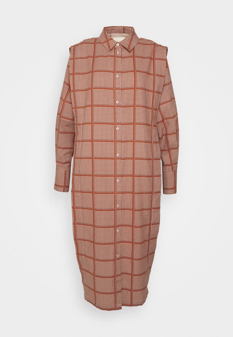 Damen Freizeitkleider | esmé studios KELLY MIDI DRESS Blusenkleid brownie/chocolate fondant/braun - UE48224 Damen Freizeitkleider | esmé studios KELLY MIDI DRESS Blusenkleid brownie/chocolate fondant/braun - UE48224
