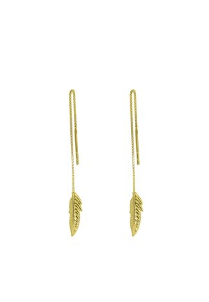 BLAD PULL THRU - Oorbellen - gold-coloured