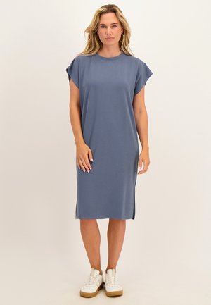 JE M'APPELLE, JE M'APPELLE - DAMES -    JURK - - T-shirtjurk - blauw