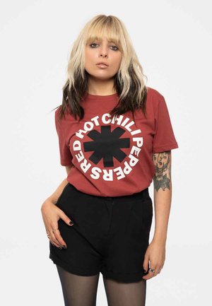 RED HOT CHILI PEPPERS  ASTERISK - Print T-shirt - red