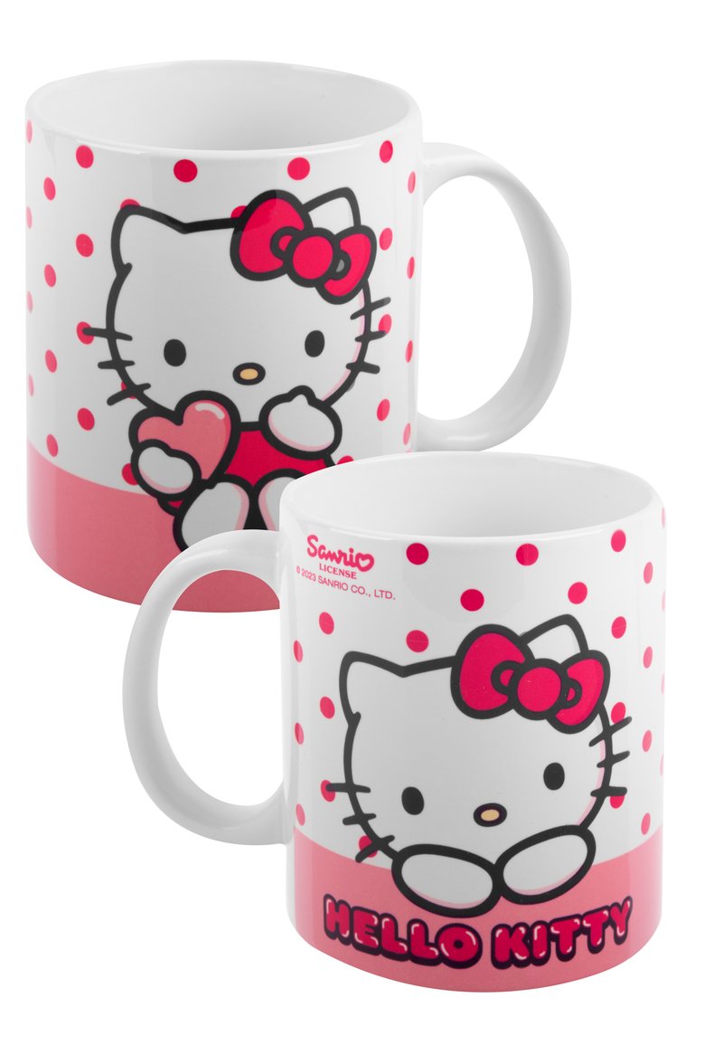 Hello Kitty TASSE-DOTS-KAFFEEBE AUS 320 ML - Drink bottle - pink