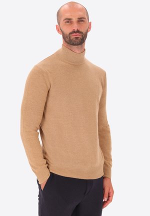 PIETRO MOCK NECK - Maglione - camel