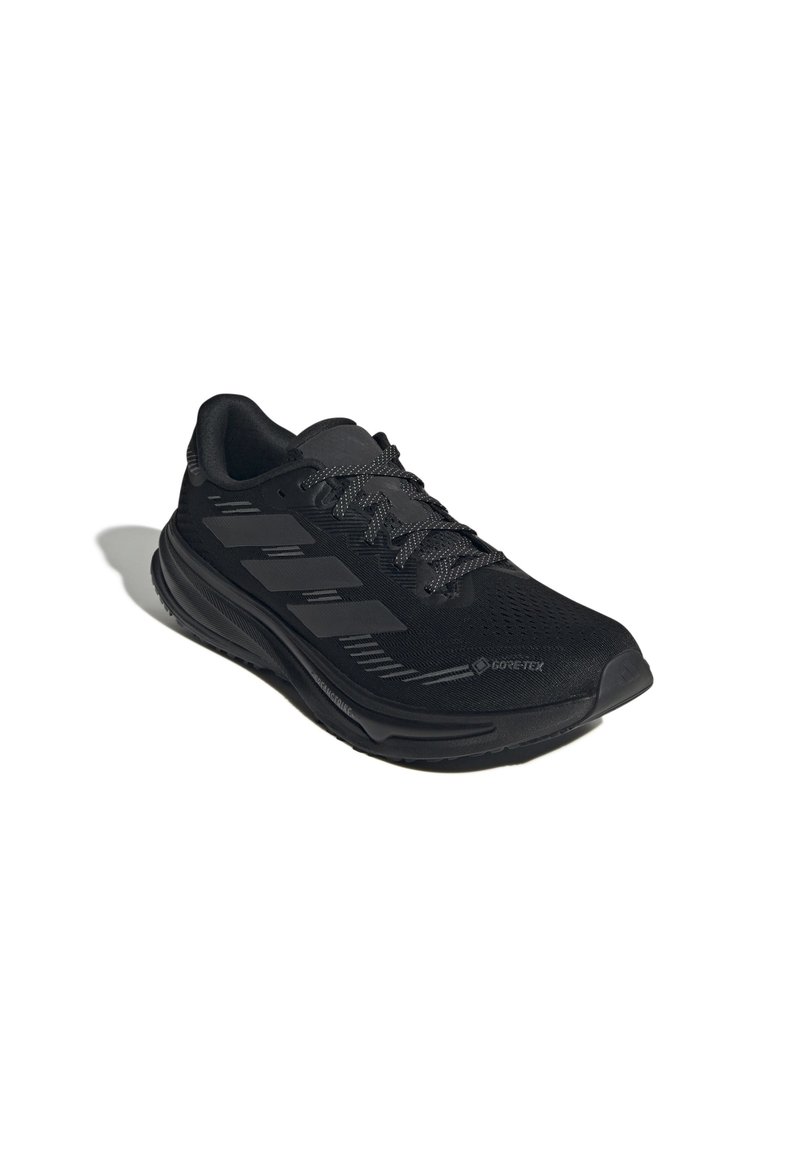 adidas gazelle silver green womens Mens Supernova Rise 2 Trainers Black main image 1