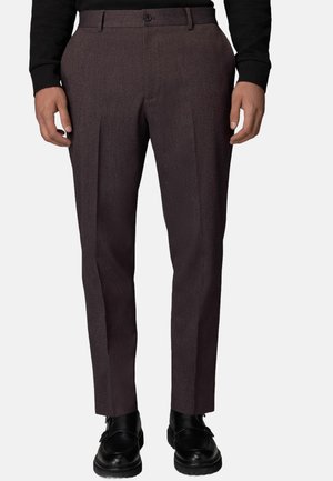 Stoffhose - burgundy red