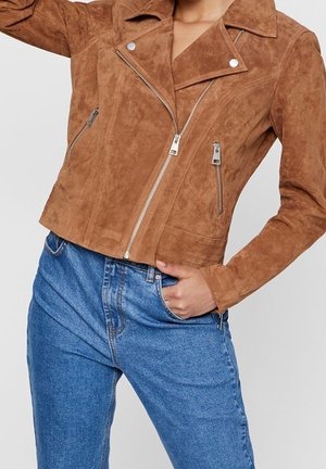 Chaqueta de cuero - brown