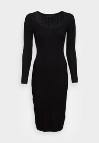 GISELLE DRESS - Vestido de malha - jet black