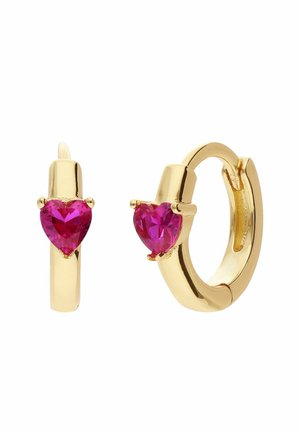 Ohrringe - gold pink