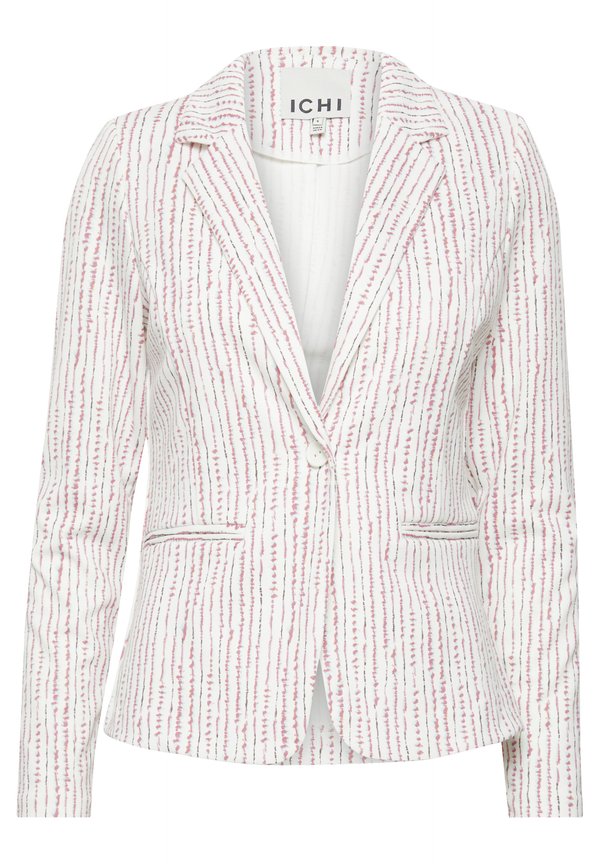 IHKATE PRINT - Blazer - cloud dancer multi stripe aop3