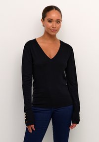 Kaffe KALIZZA - Maglione - black deep