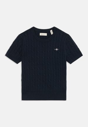 CREW NECK - T-shirts basic - evening blue