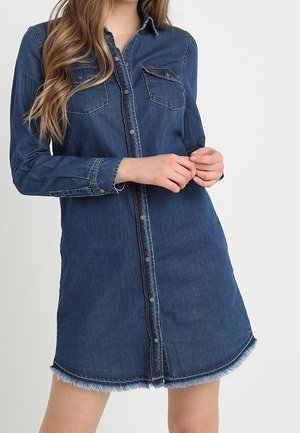 Robe en jean - dark-blue denim