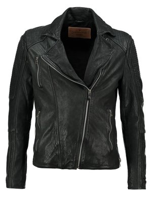 Lederjacke - black