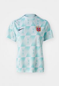 NORWAY NOR ACADEMY SHORT SLEEVES PRE MATCH - Landsholdstrøjer - glacier blue/blue void