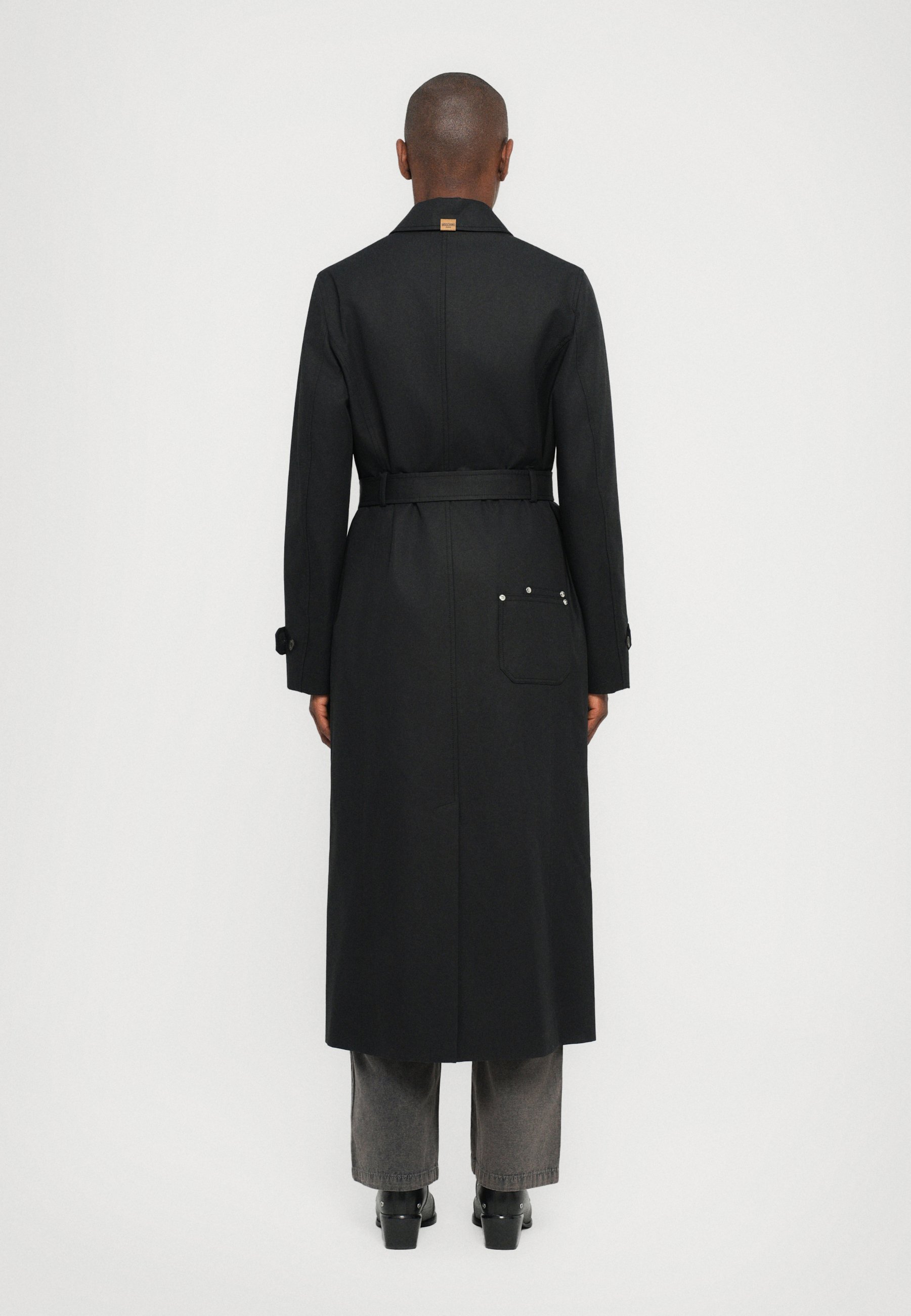 MOSCHINO JEANS LONG JACKET - Classic coat - black - Zalando