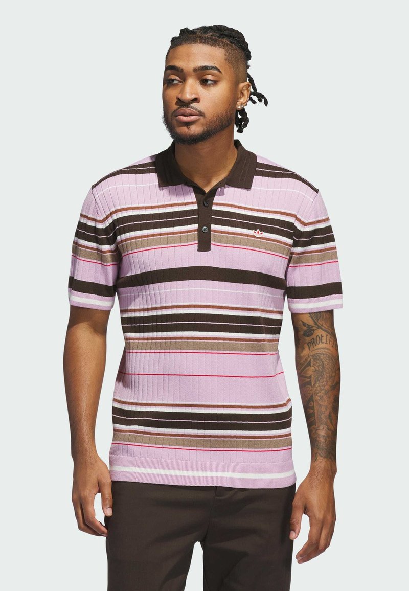adidas Golf ORIGINALS - Polokošeľa - bliss lilac/dark brown