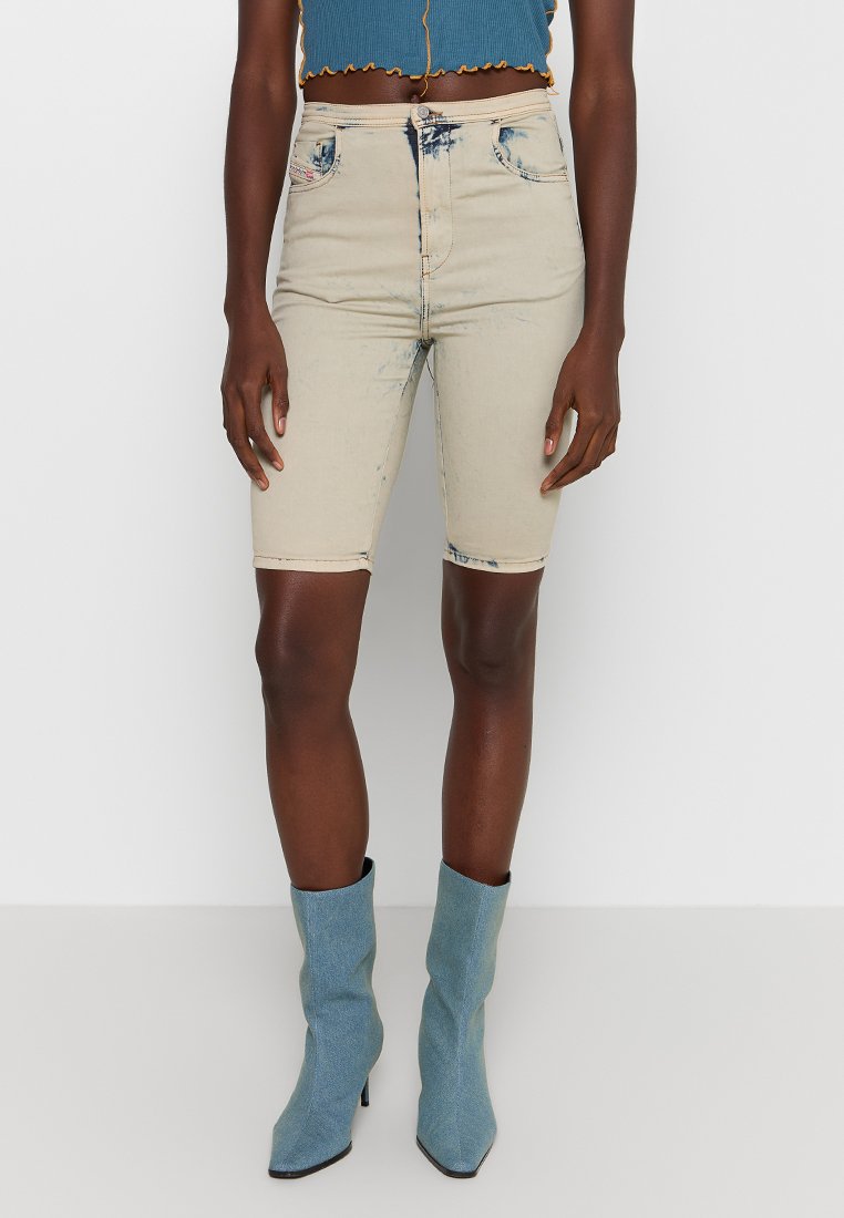 Diesel Jeansshort zandkleur
