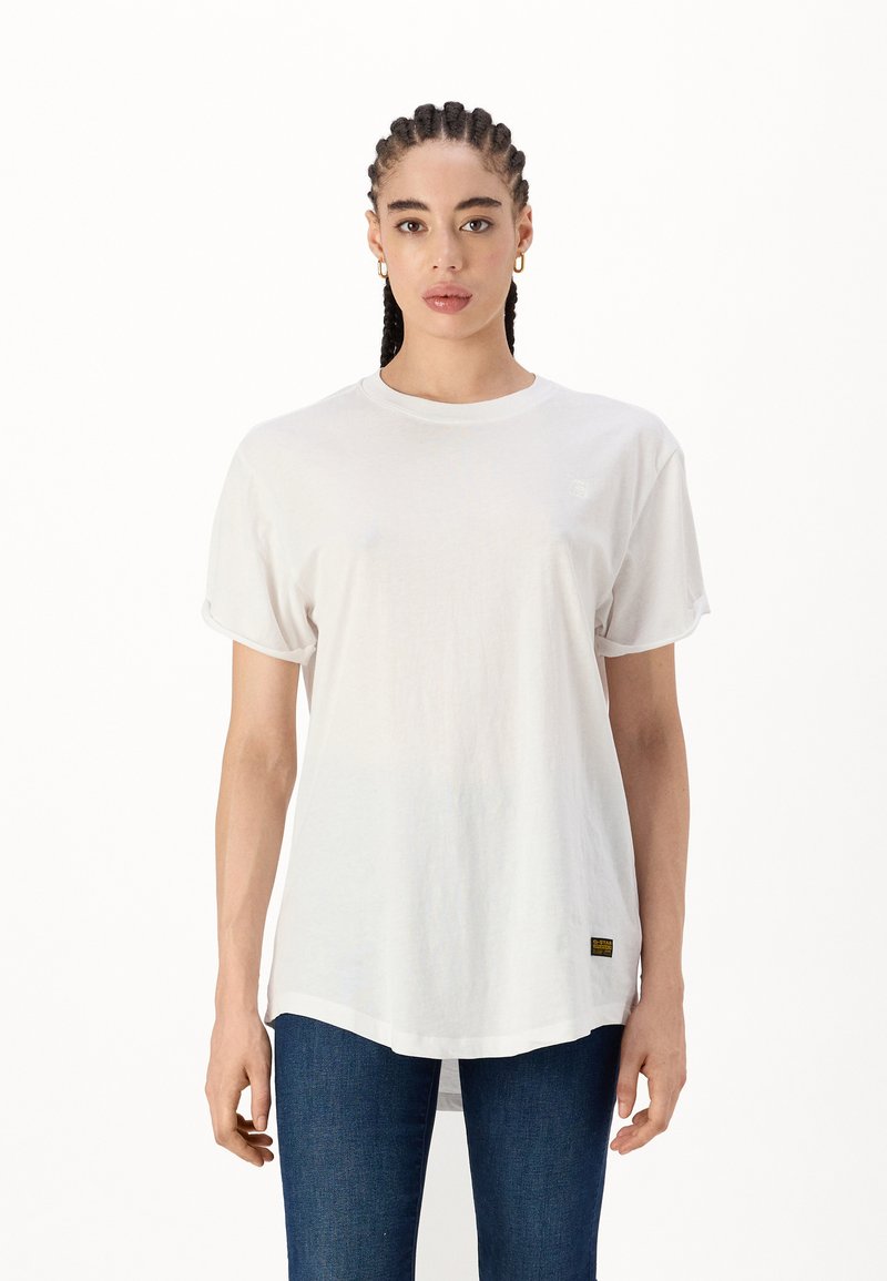 G-STAR LASH FEM LOOSE FIT - Jednoduché tričko - white