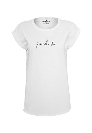 Print T-shirt - white