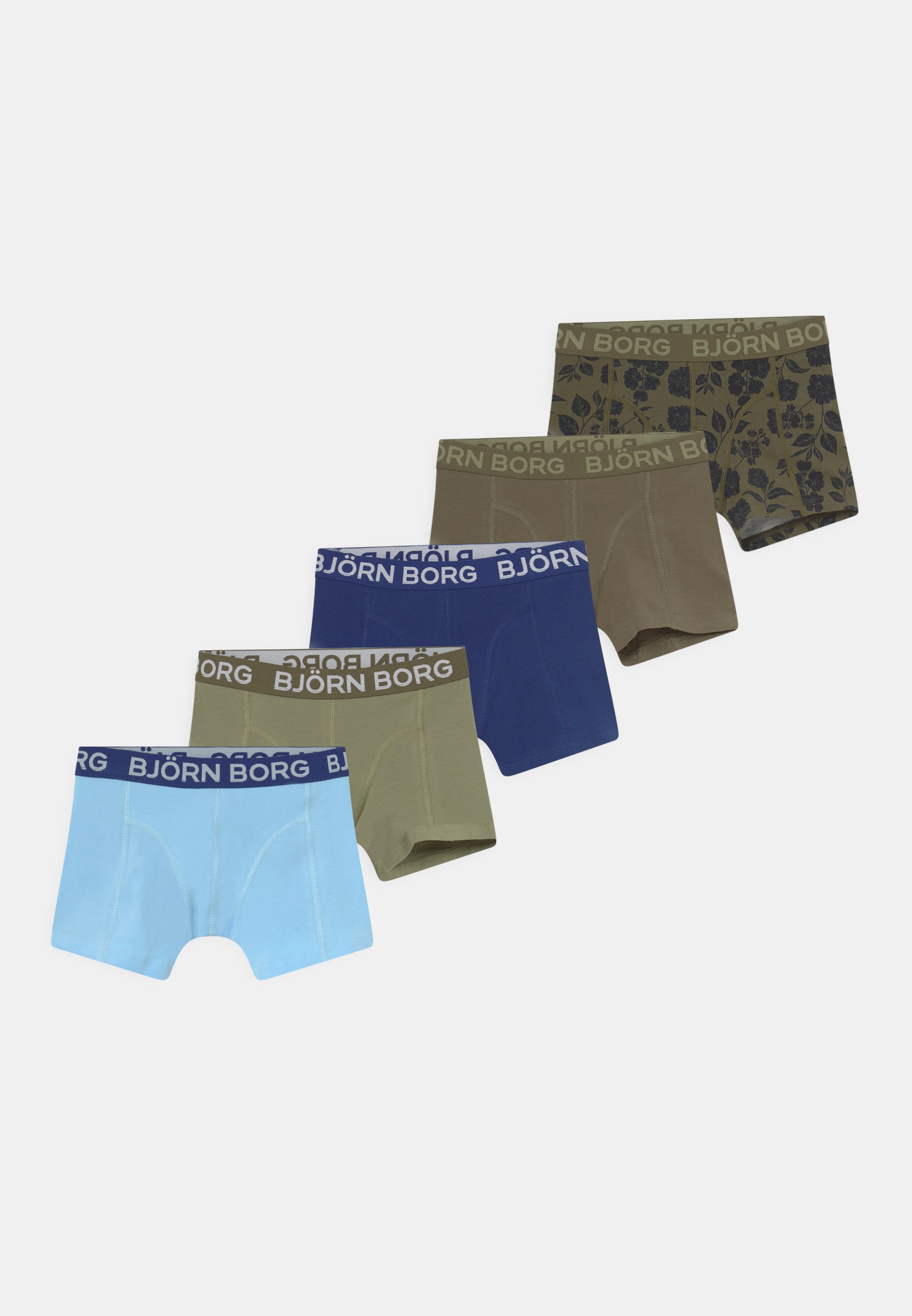 Björn Borg CORE BOXER 5 PACK - Onderbroeken - khaki/kaki - Zalando.nl