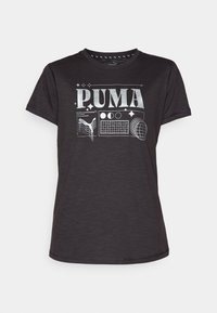 WOMENS GRAPHIC CONCEPT TEE - Print T-shirt - black