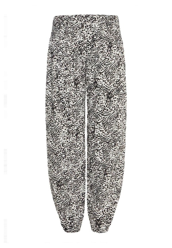 JILL WIDE - Trousers - small animal printed4