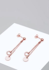 Elli CIRCLE STICK BASIC - Naušnice - rose gold-coloured