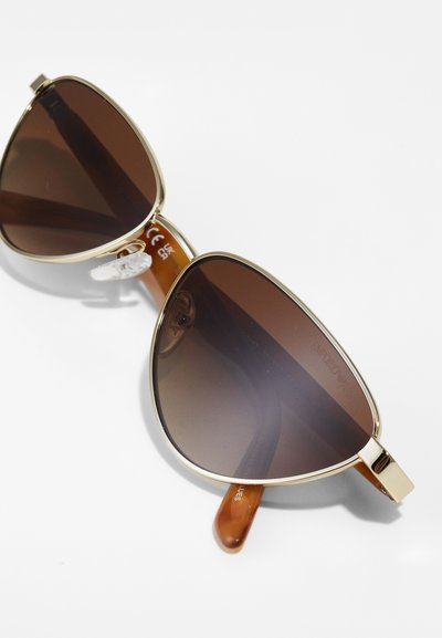 Emporio Armani Lunettes de soleil - shiny pale gold-coloured/brown