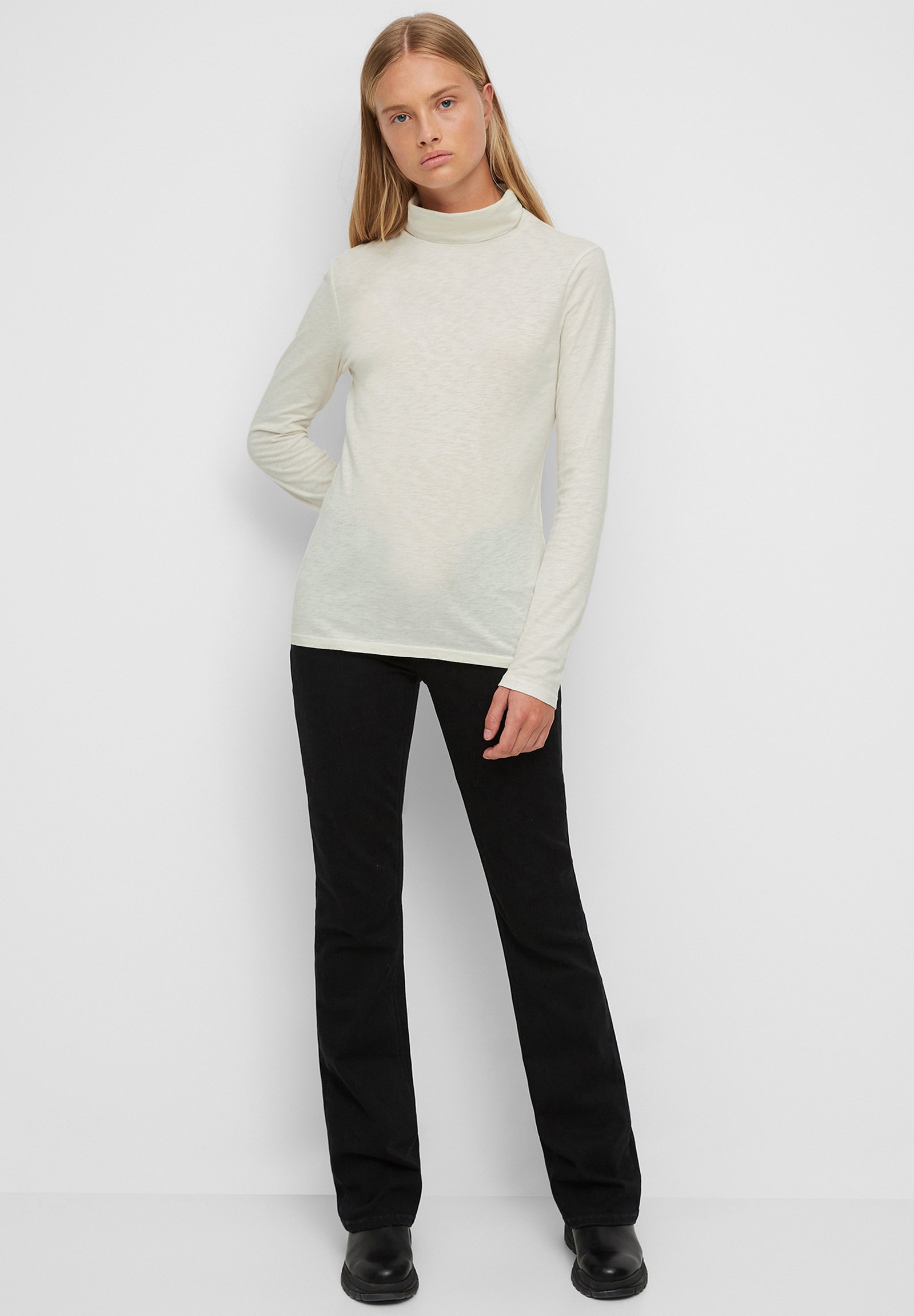 Marc O'Polo DENIM Maglietta a manica lunga - pistachio shell/bianco -  Zalando.it