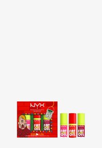 NYX Professional Makeup HOME ALONE FAT OIL LIP DRIP TRIO - Sminkset - 02, 05, 10 - missed call, newsfeed, splash of cream