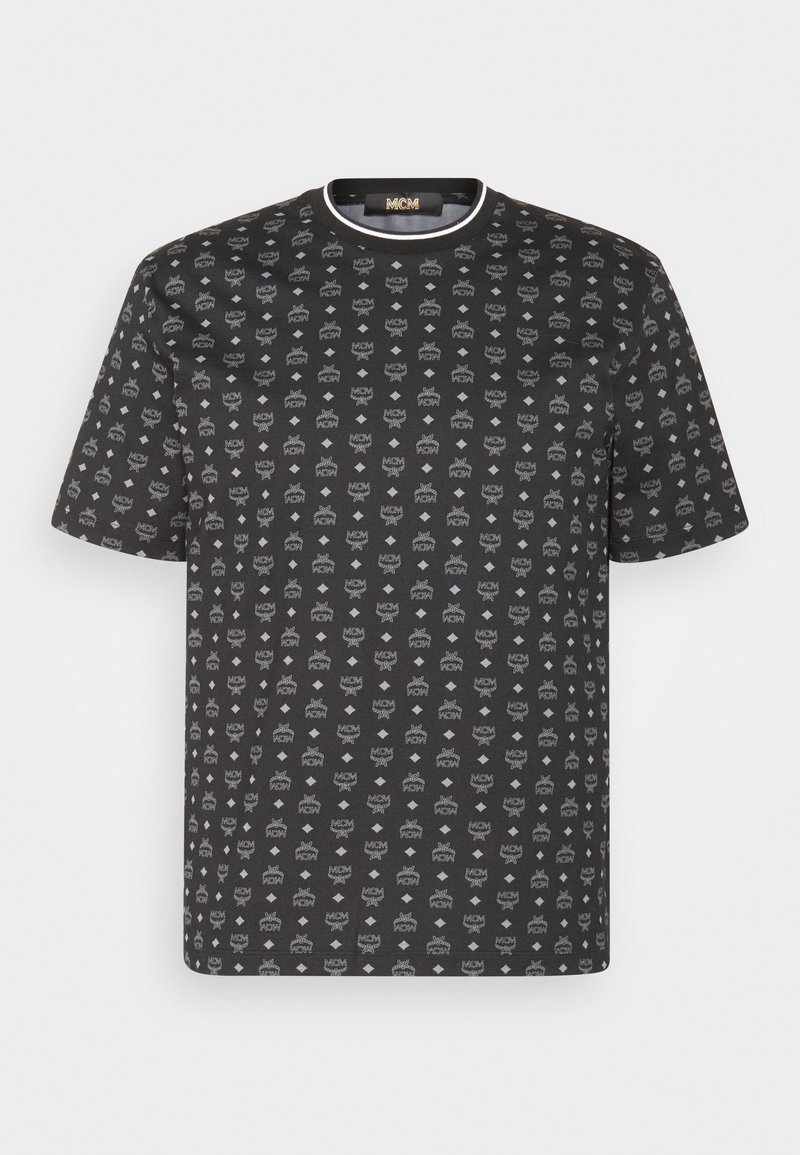 MCM MENS VISETOS PRINT T-SHIRT - T-Shirt print - black/schwarz 