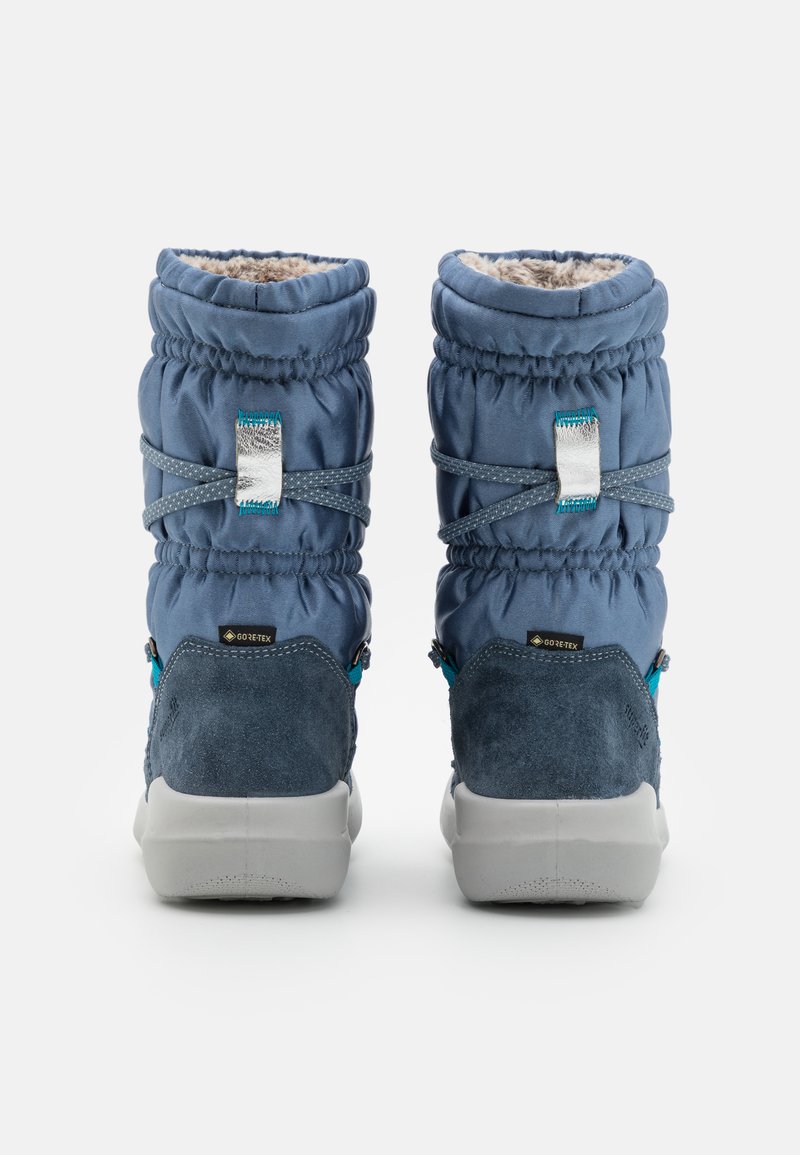 Superfit Twilight Warm gefütterte Gore-Tex, Stivali da Neve, Blau 8000, 32 EU Larga