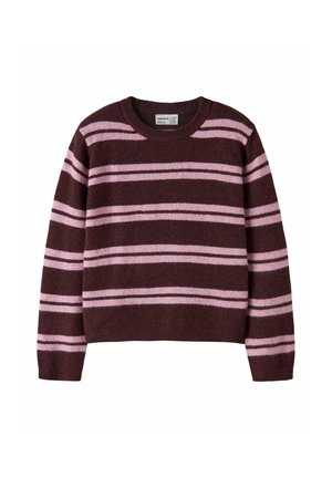 Name it, KNITTED PULLOVER REGULAR FIT - Pullover - purple
