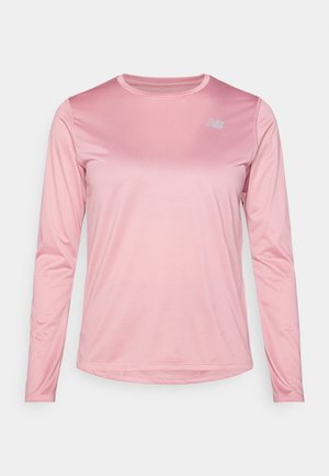 New Balance SPORT ESSENTIALS LONG SLEEVE - Long sleeved top - pink taffy