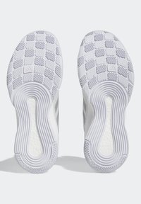 Vitaid sockor i vitt med texturerade greppmönster, som har en blandning av upphöjda diamantformer och släta kurvor. Lättvikts- och flexibel design.