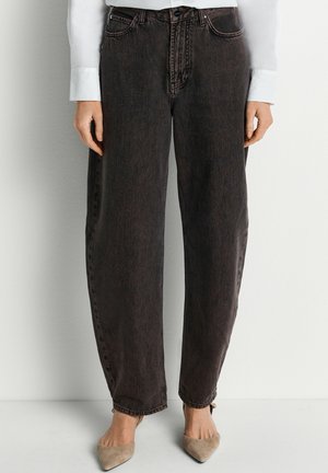 Rich & Royal, BROWN LONG BARREL - Wide Leg - chocolate torte