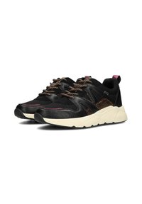Posh by Poelman CAROCEL - Sneakers basse - black with animal print
