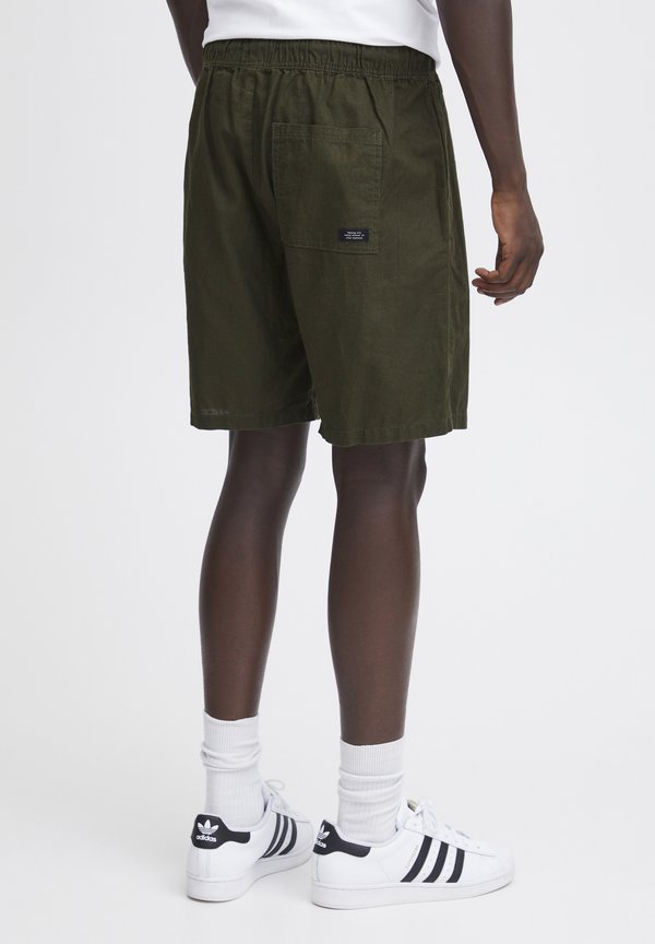 BHSHORTS LINEN MIX RELAXED FIT - Shorts - forest night3