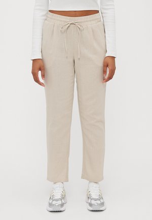 Vero Moda Petite VMJESMILO ANKLE PANTS - Nadrágok - silver lining