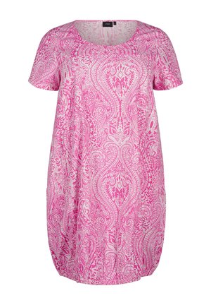 KURZARM MIT PRINT - Dienas kleita - pink